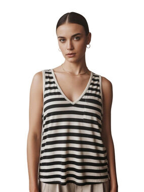 Amazon Oversized Striped Tank Top Size XXL